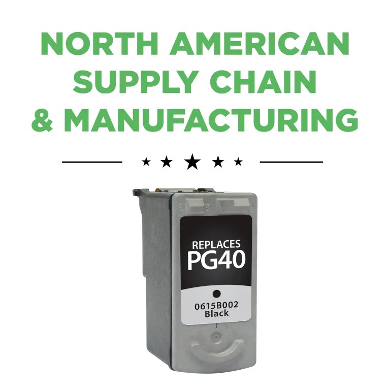 Clover Imaging Remanufactured Black Ink Cartridge for Canon PG-40 (0615B002)