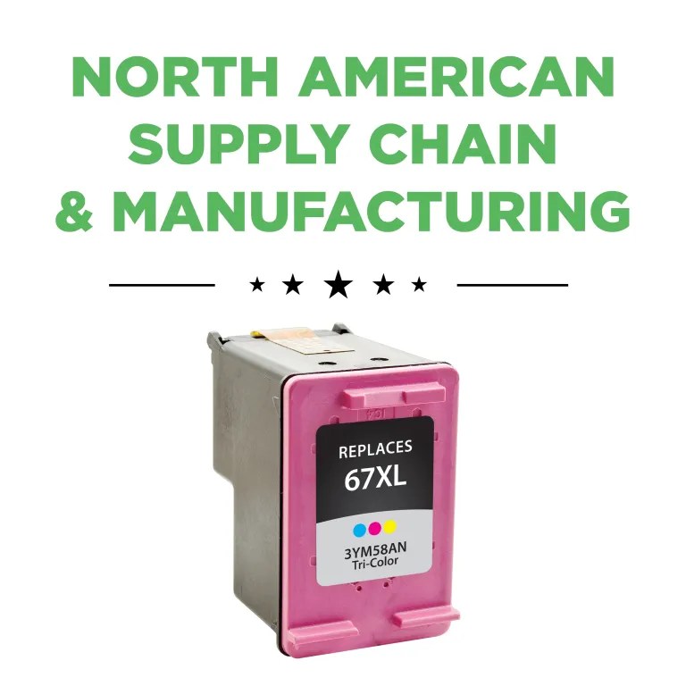 Clover Imaging Remanufactured High Yield Tri-Color Ink Cartridge for HP 67XL (3YM58AN)