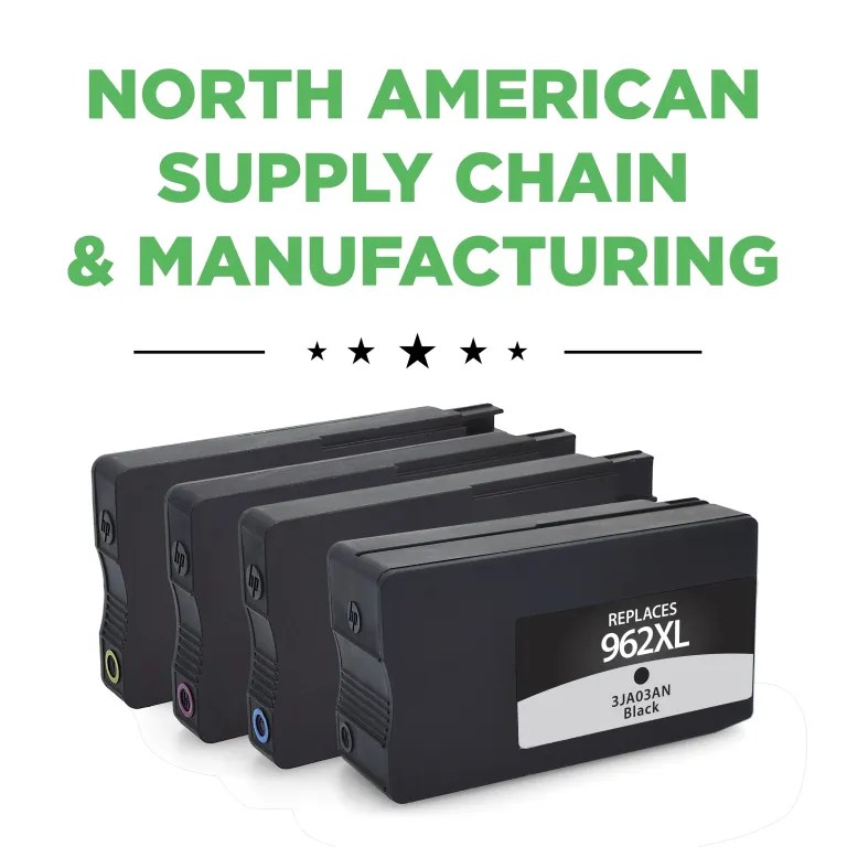 Clover Imaging Remanufactured High Yield Black, Cyan, Magenta, Yellow Ink Cartridges for HP 962XL 4-Pack