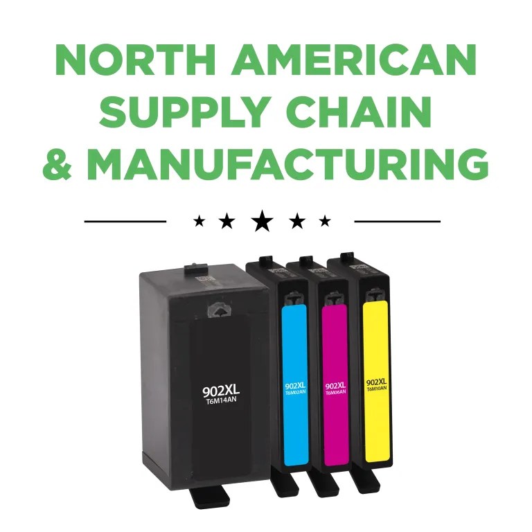 Clover Imaging Remanufactured High Yield Black, Cyan, Magenta, Yellow Ink Cartridges for HP 902XL 4-Pack