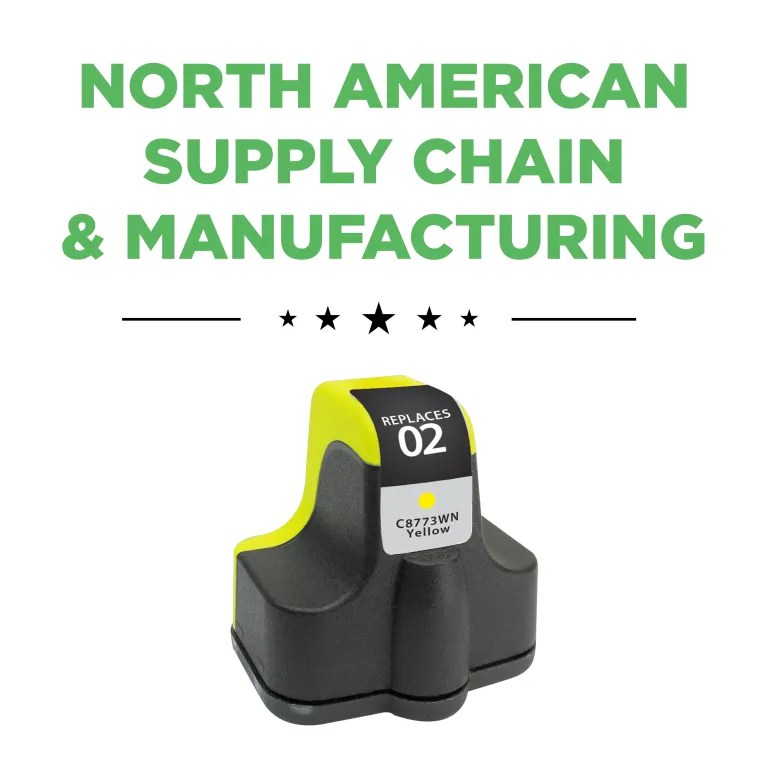 Clover Imaging Remanufactured High Yield Yellow Ink Cartridge for HP 02 (C8773WN)