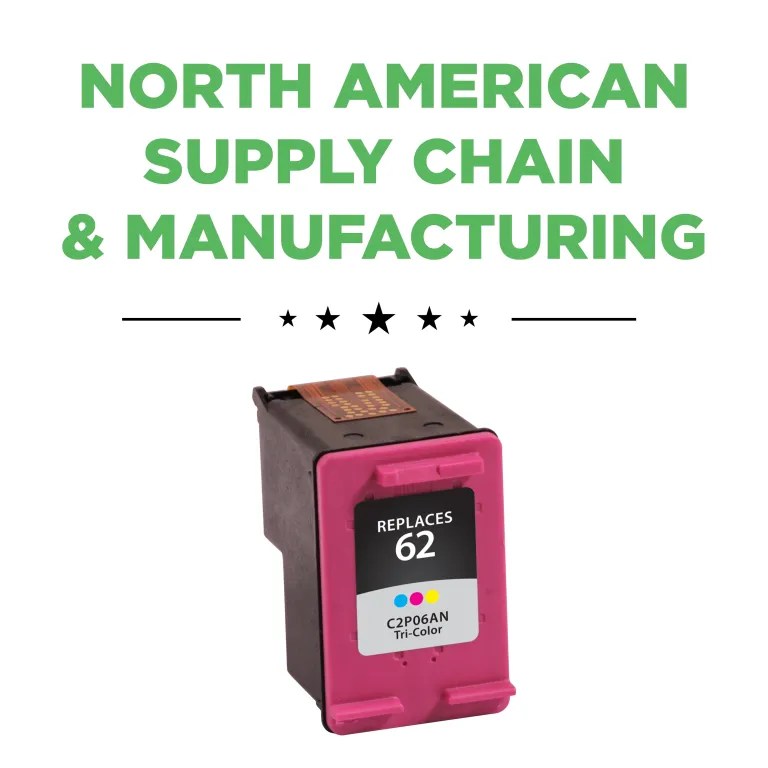 Clover Imaging Remanufactured Tri-Color Ink Cartridge for HP 62 (C2P06AN)