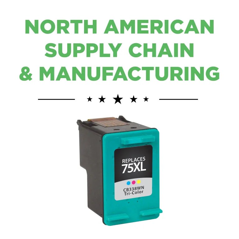 Clover Imaging Remanufactured High Yield Tri-Color Ink Cartridge for HP 75XL (CB338WN)