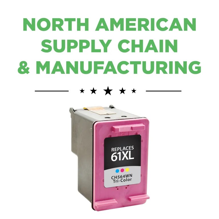 Clover Imaging Remanufactured High Yield Tri-Color Ink Cartridge for HP 61XL (CH564WN)