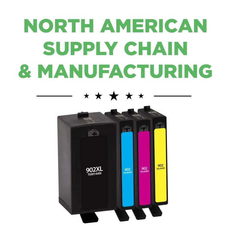 Clover Imaging Remanufactured Black High Yield, Cyan, Magenta, Yellow Ink Cartridges for HP 902XL/902 (T0A39AN) 4-Pack