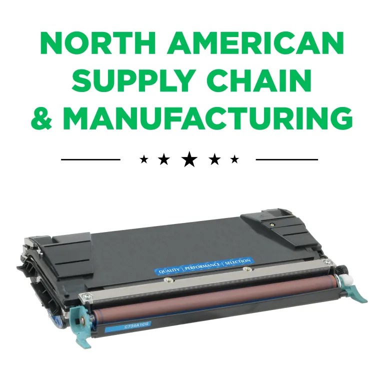 Clover Imaging Remanufactured Cyan Toner Cartridge for Lexmark C734/C736/X734