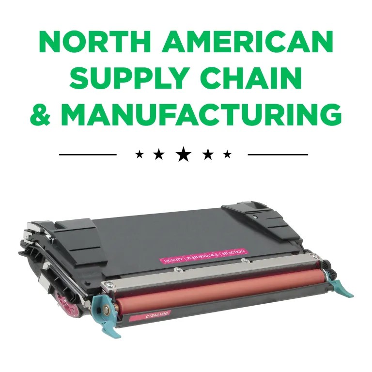 Clover Imaging Remanufactured Magenta Toner Cartridge for Lexmark C734/C736/X734