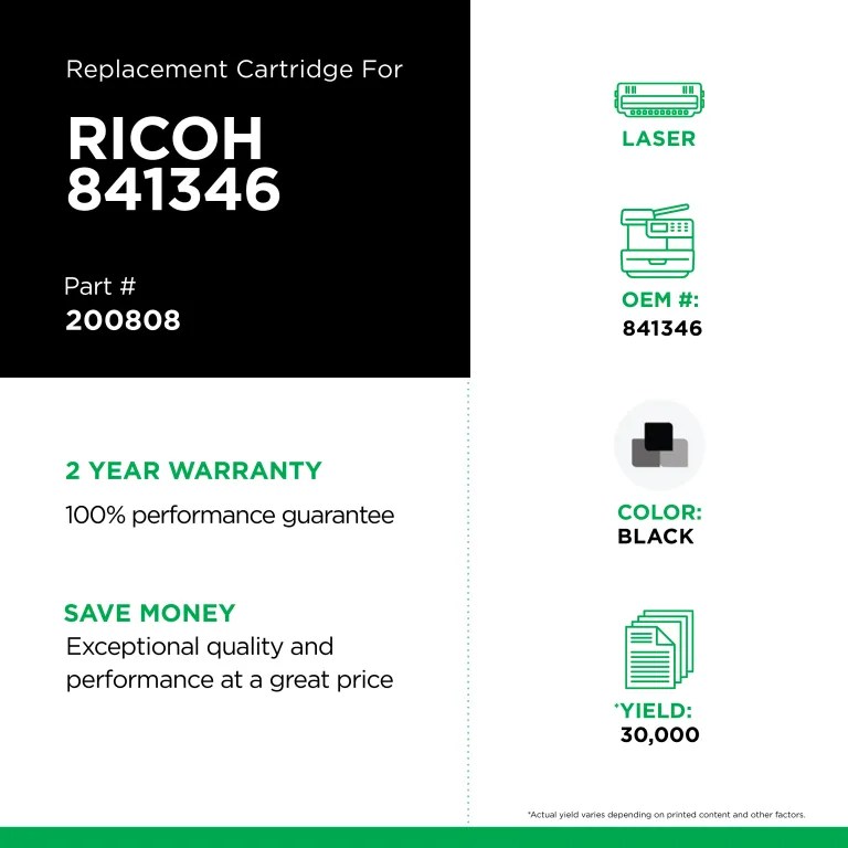 Clover Imaging Non-OEM New Toner Cartridge for Ricoh 841346