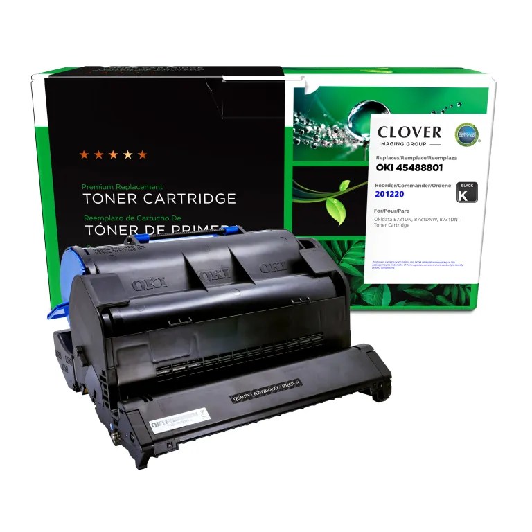 Clover Imaging Remanufactured Toner Cartridge for OKI 45488801