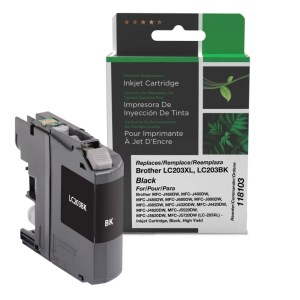 Clover Imaging Remanufactured High Yield Black Ink Cartridge for Brother LC203XL Clover Imaging Remanufactured High Yield Black Ink Cartridge for Brother LC203XL