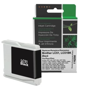 Clover Imaging Remanufactured Black Ink Cartridge for Brother LC51 Clover Imaging Remanufactured Black Ink Cartridge for Brother LC51