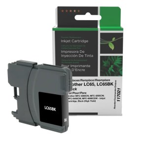 Clover Imaging Remanufactured High Yield Black Ink Cartridge for Brother LC65 Clover Imaging Remanufactured High Yield Black Ink Cartridge for Brother LC65