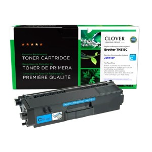 Clover Imaging Remanufactured High Yield Cyan Toner Cartridge for Brother TN315 Clover Imaging Remanufactured High Yield Cyan Toner Cartridge for Brother TN315