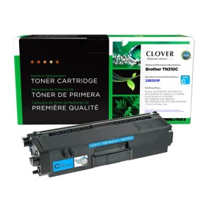 Clover Imaging Remanufactured Cyan Toner Cartridge for Brother TN310 Clover Imaging Remanufactured Cyan Toner Cartridge for Brother TN310
