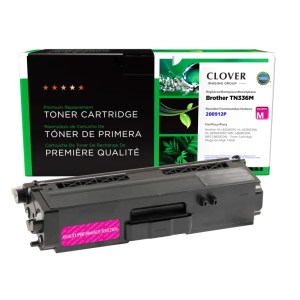 Clover Imaging Remanufactured High Yield Magenta Toner Cartridge for Brother TN336 Clover Imaging Remanufactured High Yield Magenta Toner Cartridge for Brother TN336