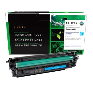 Clover Imaging Remanufactured High Yield Cyan Toner Cartridge for Canon 040H (0459C001) Clover Imaging Remanufactured High Yield Cyan Toner Cartridge for Canon 040H (0459C001)