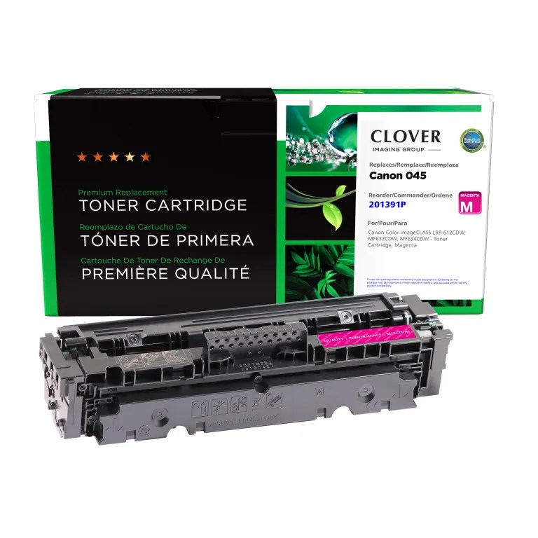Clover Imaging Remanufactured Magenta Toner Cartridge for Canon 045 (1240C001)