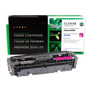 Clover Imaging Remanufactured High Yield Magenta Toner Cartridge for Canon 045H (1244C001) Clover Imaging Remanufactured High Yield Magenta Toner Cartridge for Canon 045H (1244C001)
