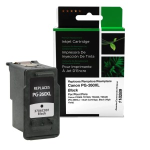 Clover Imaging Remanufactured High Yield Black Ink Cartridge for Canon PG-260XL (3706C001) Clover Imaging Remanufactured High Yield Black Ink Cartridge for Canon PG-260XL (3706C001)