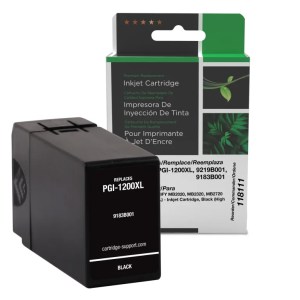 Clover Imaging Non-OEM New High Yield Black Ink Cartridge for Canon PGI-1200XL (9219B001/9183B001) Clover Imaging Non-OEM New High Yield Black Ink Cartridge for Canon PGI-1200XL (9219B001/9183B001)