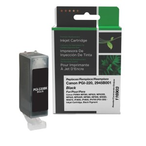 Clover Imaging Remanufactured Black Ink Cartridge for Canon PGI-220 (2945B001) Clover Imaging Remanufactured Black Ink Cartridge for Canon PGI-220 (2945B001)