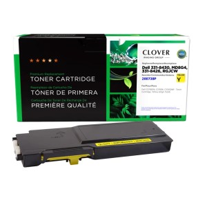 Clover Imaging Remanufactured High Yield Yellow Toner Cartridge for Dell C3760 Clover Imaging Remanufactured High Yield Yellow Toner Cartridge for Dell C3760