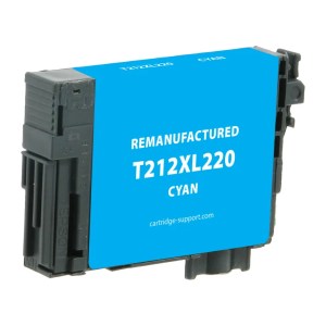 EPC Remanufactured High Capacity Cyan Ink Cartridge for Epson T212XL220 EPC Remanufactured High Capacity Cyan Ink Cartridge for Epson T212XL220