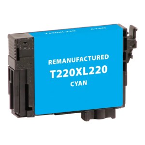 EPC Remanufactured High Capacity Cyan Ink Cartridge for Epson T220XL220 EPC Remanufactured High Capacity Cyan Ink Cartridge for Epson T220XL220