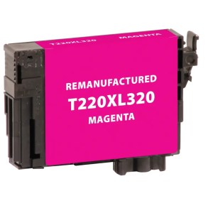 EPC Remanufactured High Capacity Magenta Ink Cartridge for Epson T220XL320 EPC Remanufactured High Capacity Magenta Ink Cartridge for Epson T220XL320