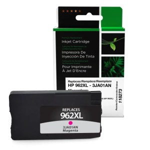 Clover Imaging Remanufactured High Yield Magenta Ink Cartridge for HP 962XL (3JA01AN) Clover Imaging Remanufactured High Yield Magenta Ink Cartridge for HP 962XL (3JA01AN)