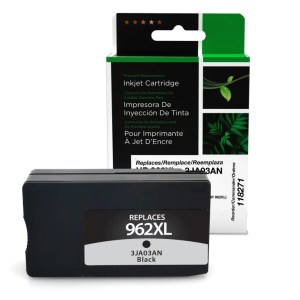 Clover Imaging Remanufactured High Yield Black Ink Cartridge for HP 962XL (3JA03AN) Clover Imaging Remanufactured High Yield Black Ink Cartridge for HP 962XL (3JA03AN)