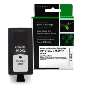 Clover Imaging Remanufactured High Yield Black Ink Cartridge for HP 910XL (3YL65AN) Clover Imaging Remanufactured High Yield Black Ink Cartridge for HP 910XL (3YL65AN)