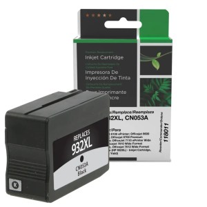 Clover Imaging Remanufactured High Yield Black Ink Cartridge for HP 932XL (CN053A) Clover Imaging Remanufactured High Yield Black Ink Cartridge for HP 932XL (CN053A)