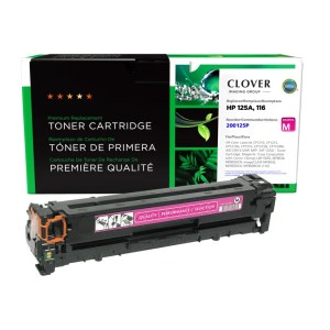 Clover Imaging Remanufactured Magenta Toner Cartridge for HP 125A (CB543A) Clover Imaging Remanufactured Magenta Toner Cartridge for HP 125A (CB543A)