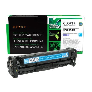 Clover Imaging Remanufactured Cyan Toner Cartridge for HP 304A (CC531A) Clover Imaging Remanufactured Cyan Toner Cartridge for HP 304A (CC531A)