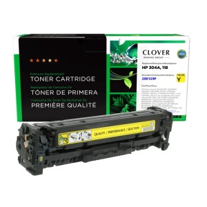Clover Imaging Remanufactured Yellow Toner Cartridge for HP 304A (CC532A) Clover Imaging Remanufactured Yellow Toner Cartridge for HP 304A (CC532A)