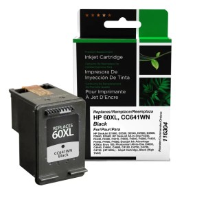 Clover Imaging Remanufactured High Yield Black Ink Cartridge for HP 60XL (CC641WN) Clover Imaging Remanufactured High Yield Black Ink Cartridge for HP 60XL (CC641WN)