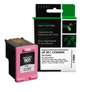 Clover Imaging Remanufactured Tri-Color Ink Cartridge for HP 901 (CC656AN) Clover Imaging Remanufactured Tri-Color Ink Cartridge for HP 901 (CC656AN)