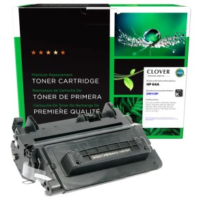 Clover Imaging Remanufactured Toner Cartridge for HP 64A (CC364A) Clover Imaging Remanufactured Toner Cartridge for HP 64A (CC364A)