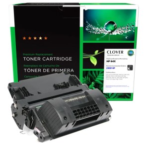Clover Imaging Remanufactured High Yield Toner Cartridge for HP 64X (CC364X) Clover Imaging Remanufactured High Yield Toner Cartridge for HP 64X (CC364X)