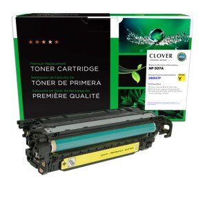 Clover Imaging Remanufactured Yellow Toner Cartridge for HP 507A (CE402A) Clover Imaging Remanufactured Yellow Toner Cartridge for HP 507A (CE402A)