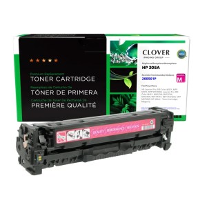 Clover Imaging Remanufactured Magenta Toner Cartridge for HP 305A (CE413A) Clover Imaging Remanufactured Magenta Toner Cartridge for HP 305A (CE413A)