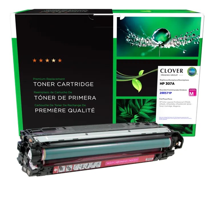 Clover Imaging Remanufactured Magenta Toner Cartridge for HP 307A (CE743A)