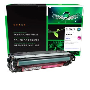 Clover Imaging Remanufactured Magenta Toner Cartridge for HP 307A (CE743A) Clover Imaging Remanufactured Magenta Toner Cartridge for HP 307A (CE743A)