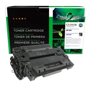 Clover Imaging Remanufactured High Yield Toner Cartridge for HP 55X (CE255X) Clover Imaging Remanufactured High Yield Toner Cartridge for HP 55X (CE255X)