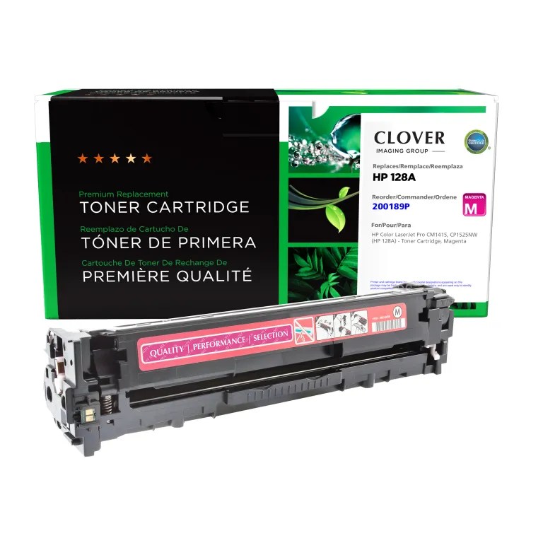 Clover Imaging Remanufactured Magenta Toner Cartridge for HP 128A (CE323A)