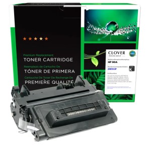 Clover Imaging Remanufactured Toner Cartridge for HP 90A (CE390A) Clover Imaging Remanufactured Toner Cartridge for HP 90A (CE390A)