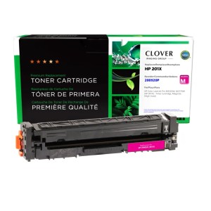 Clover Imaging Remanufactured High Yield Magenta Toner Cartridge for HP 201X (CF403X) Clover Imaging Remanufactured High Yield Magenta Toner Cartridge for HP 201X (CF403X)