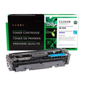 Clover Imaging Remanufactured High Yield Cyan Toner Cartridge for HP 410X (CF411X) Clover Imaging Remanufactured High Yield Cyan Toner Cartridge for HP 410X (CF411X)