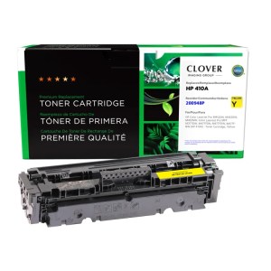 Clover Imaging Remanufactured Yellow Toner Cartridge for HP 410A (CF412A) Clover Imaging Remanufactured Yellow Toner Cartridge for HP 410A (CF412A)